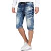 Cipo & Baxx regular fit Shorts Herren Stonewashed 20CB13 Blue W34
