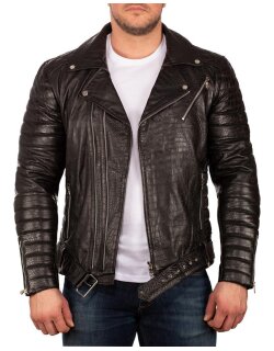 Reichstadt slim fit Echtleder Jacke Crocodile Herren    -...