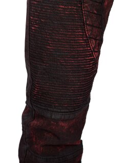 Cipo & Baxx regular fit Jeans Herren Stonewashed CD581 Bordeaux W40/L32
