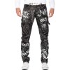 Cipo & Baxx regular fit Jeans Herren Glitzer CD572
