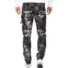 Cipo & Baxx regular fit Jeans Herren Glitzer CD572 Black W30/L32