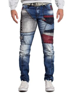 Cipo & Baxx bequem Jeans Herren Stonewashed CD574