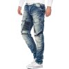 Cipo & Baxx regular fit Jeans Herren Stonewashed CD523 Blue W33/L34