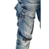 Cipo & Baxx regular fit Jeans Herren Stonewashed CD523 Blue W40/L34