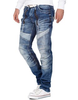 Cipo & Baxx regular fit Jeans Herren Stonewashed CD576