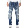 Cipo & Baxx regular fit Jeans Herren Stonewashed CD576 Blue W38/L34