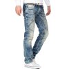 Cipo & Baxx regular fit Jeans Herren Stonewashed CD535 Blue W40/L34