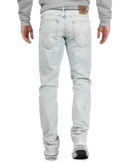 Cipo & Baxx Regular Fit Jeans Herren Stonewashed  CD319X Light Blue W30/L32