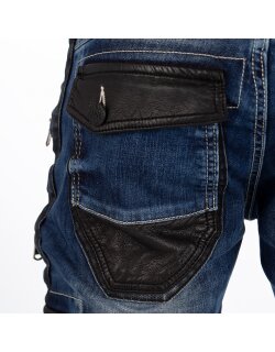 Cipo & Baxx straight fit Jeans Herren Stonewashed CD586 Blue W32/L34