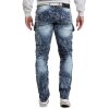 Cipo & Baxx regular fit Jeans Herren Stonewashed CD494 Blue W32/L32