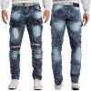 Cipo & Baxx regular fit Jeans Herren Stonewashed CD494 Blue W32/L32