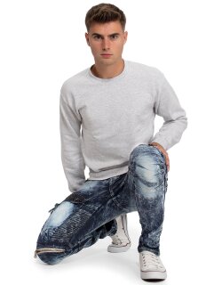 Cipo & Baxx regular fit Jeans Herren Stonewashed CD494 Blue W34/L32