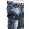 Cipo & Baxx regular fit Jeans Herren Stonewashed CD494 Blue W34/L32