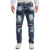 Cipo & Baxx regular fit Jeans Herren Stonewashed CD494 Blue W36/L32