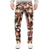 Cipo & Baxx regular fit Jeans Herren Stonewashed CD587 Red W40/L34