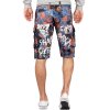 Cipo & Baxx Regular Fit Shorts Herren Ohne Waschung  CK204 Blue W34