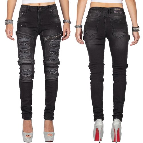Cipo & Baxx Damen Jeans WD383