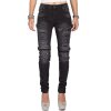 Cipo & Baxx slim fit Jeans Damen Stonewashed WD383 Black W27/L32