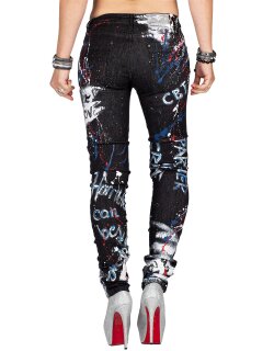 Cipo & Baxx Damen Jeans WD389