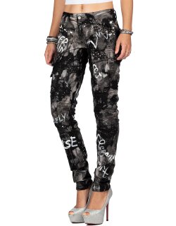Cipo & Baxx Damen Jeans WD397