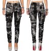 Cipo & Baxx straight fit Jeans Damen Mid Waist WD397 Black W27/L32
