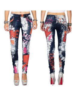 Cipo & Baxx Damen Jeans WD399