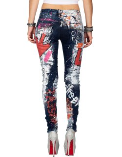 Cipo & Baxx Damen Jeans WD399