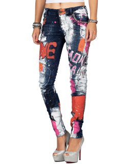 Cipo & Baxx Damen Jeans WD399