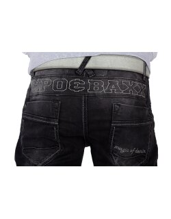 Cipo & Baxx Regular Fit Jeans Herren Stonewashed  CD296 Black W34/L32