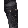 Cipo & Baxx Regular Fit Jeans Herren Stonewashed  CD296 Black W32/L34