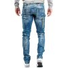 Cipo & Baxx Regular Fit Jeans Herren Stonewashed CD293 Blue W32/L32