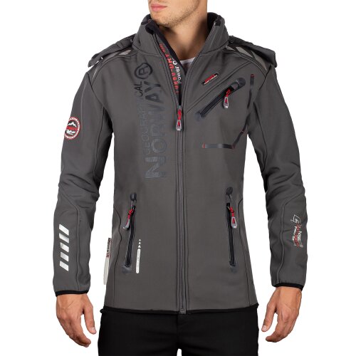 Geographical Norway Regular Fit Jacke Herren Ohne Waschung  Royaute Men ASSORT Dark Grey S