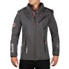 Geographical Norway Regular Fit Jacke Herren Ohne Waschung  Royaute Men ASSORT Dark Grey S