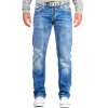 Cipo & Baxx regular fit Jeans Herren Stonewashed C0595 Blue W32/L34
