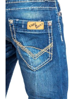 Cipo & Baxx Regular Fit Jeans Herren Stonewashed  C0688 Blue W33/L34