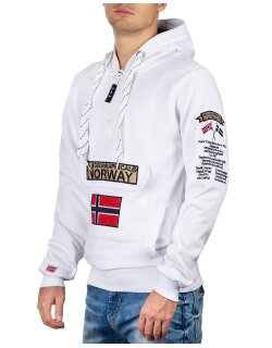Geographical Norway Regular Fit Hoodie Herren Gymclass Men White L