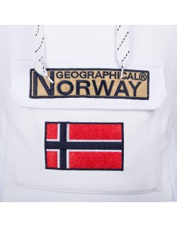 Geographical Norway Regular Fit Hoodie Herren Gymclass Men White L