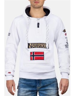Geographical Norway Regular Fit Hoodie Herren Gymclass Men White L