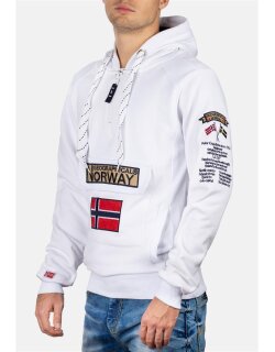 Geographical Norway Regular Fit Hoodie Herren Gymclass Men White L