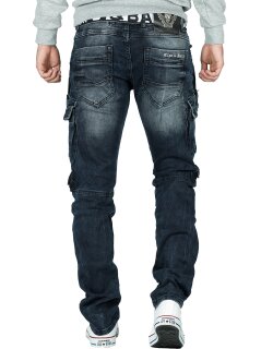 Cipo & Baxx regular fit Jeans Herren Stonewashed CD440 Blue W36/L30