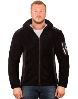 Geographical Norway Regular Fit Fleecesjacke Stickereien...