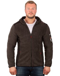 Geographical Norway Regular Fit Fleecesjacke Stickereien   Tufour