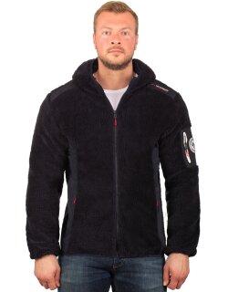 Geographical Norway Regular Fit Fleecesjacke Stickereien   Tufour