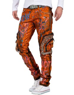 Cipo & Baxx straight fit Jeans Herren Stonewashed CD634