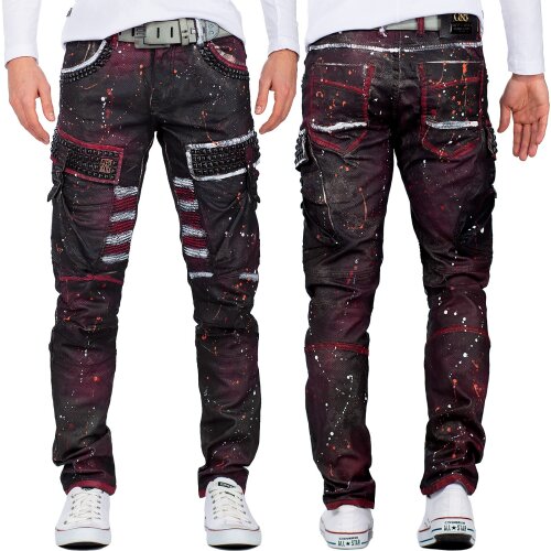 Cipo & Baxx straight fit Jeans Herren Mid Waist CD636
