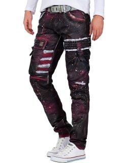 Cipo & Baxx straight fit Jeans Herren Mid Waist CD636
