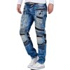 Cipo & Baxx slim fit Jeans Herren Stonewashed CD637 Blue W29/L32