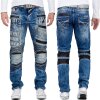 Cipo & Baxx slim fit Jeans Herren Stonewashed CD637 Blue W30/L34