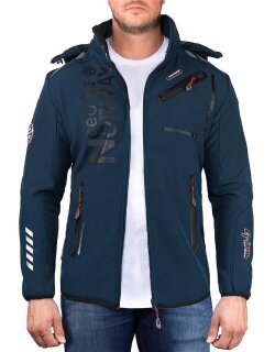 Geo Norway Regular Fit Windbreaker Herren Ohne Waschung  Royaute Navy L