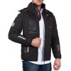 Geo Norway Regular Fit Windbreaker Herren Ohne Waschung  Royaute Navy L
